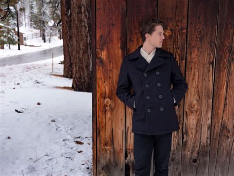 How to Wear a Classic Men's Peacoat 